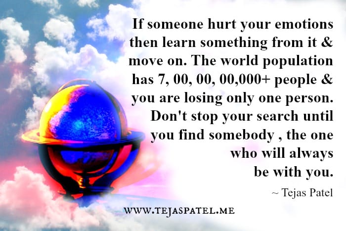 If someone hurt your emotions