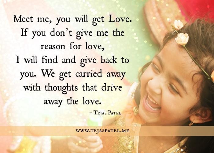 Thoughts that drive you away from love