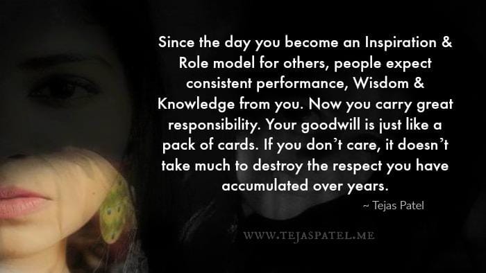 Your respect is just like a pack of cards
