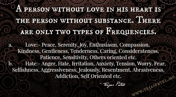 There are two types of frequencies in life