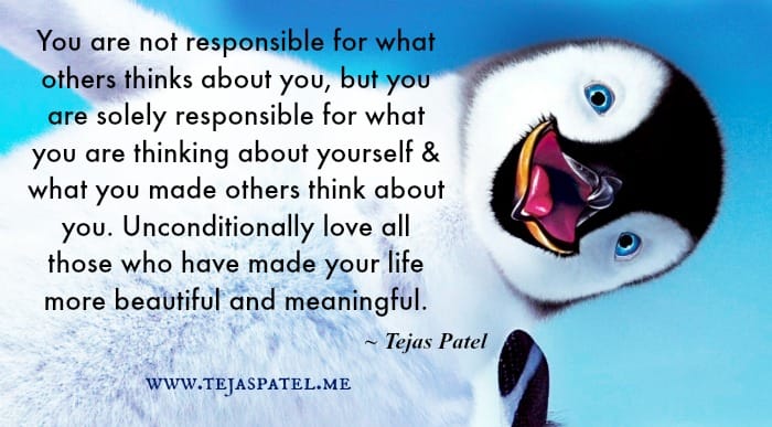 You are not responsible for what others thinks about you