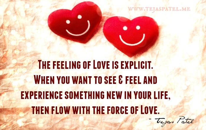 The Feeling of Love is Explicit