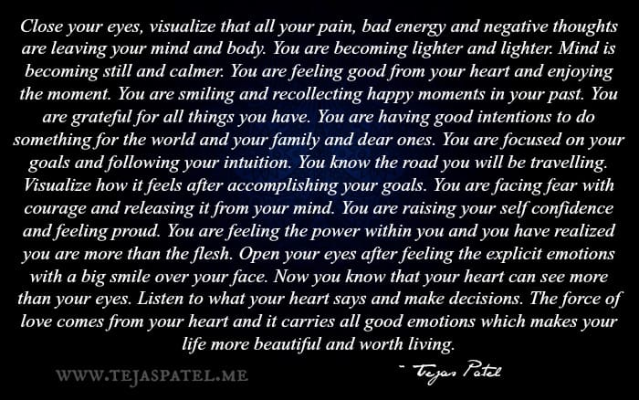 Your heart can see more than your eyes
