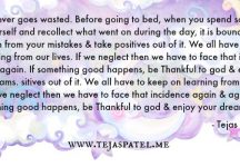 A day never goes wasted A day never goes wasted