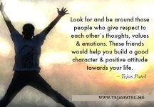 Be around those people who give respect Be around those people who give respect