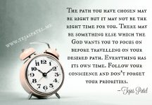 Everything has its own time Everything has its own time