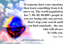 If someone hurt your emotions