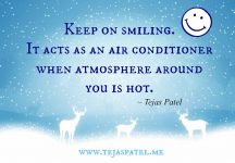 Keep on smiling in life Keep on smiling in life