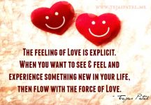 The Feeling of Love is Explicit